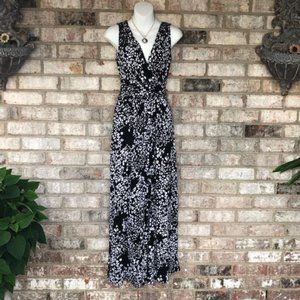 Jennifer Lopez Maxi Dress Sleeveless Leopard